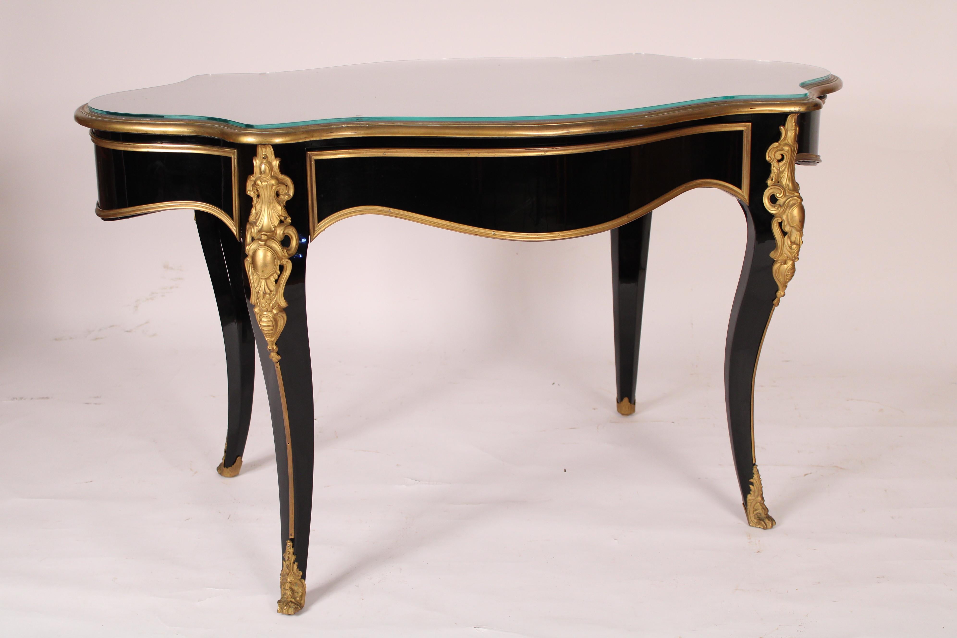 European Antique Napoleon III style Writing / Center Table  For Sale