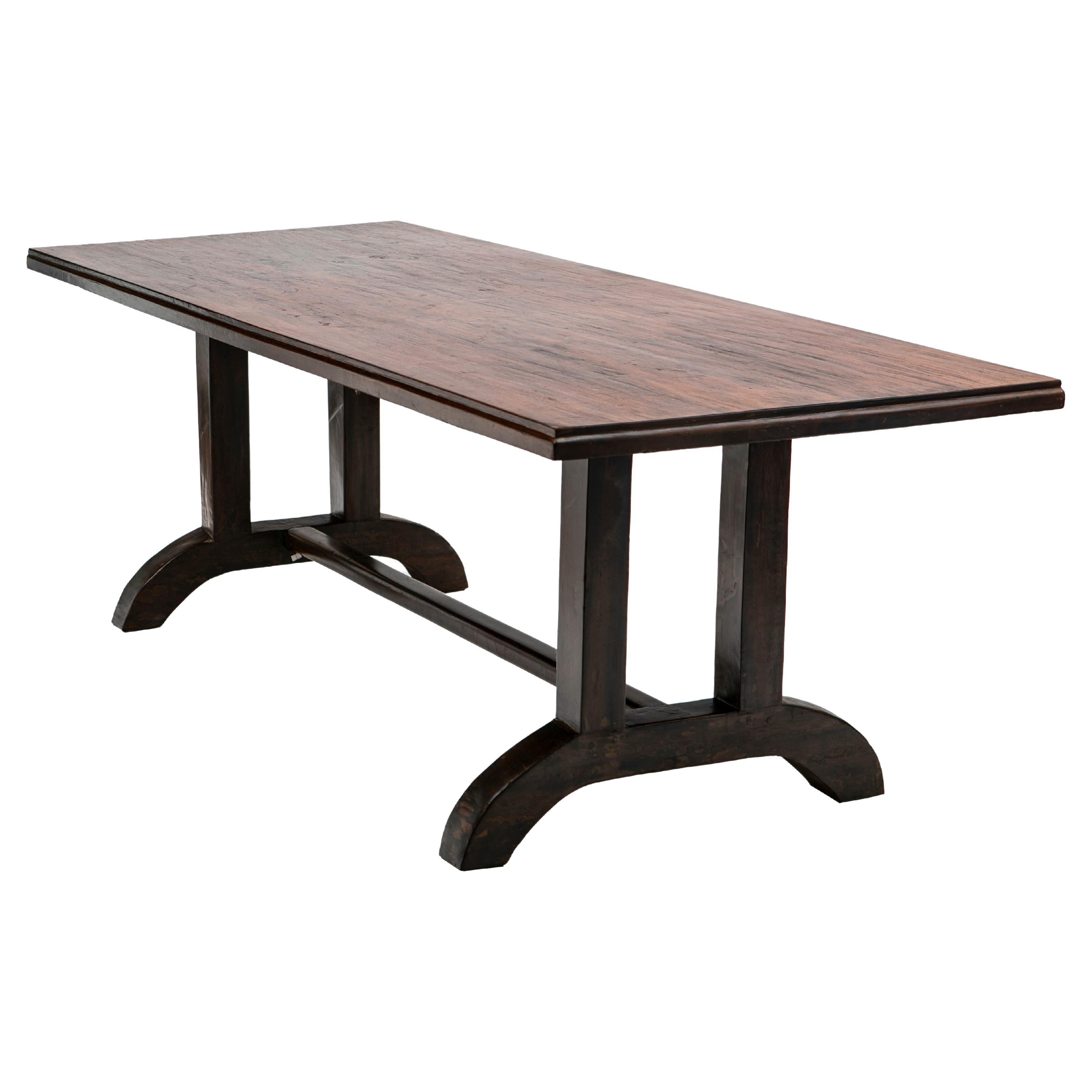 Dining Table In Narra Wood Spanish Colonial  For Sale