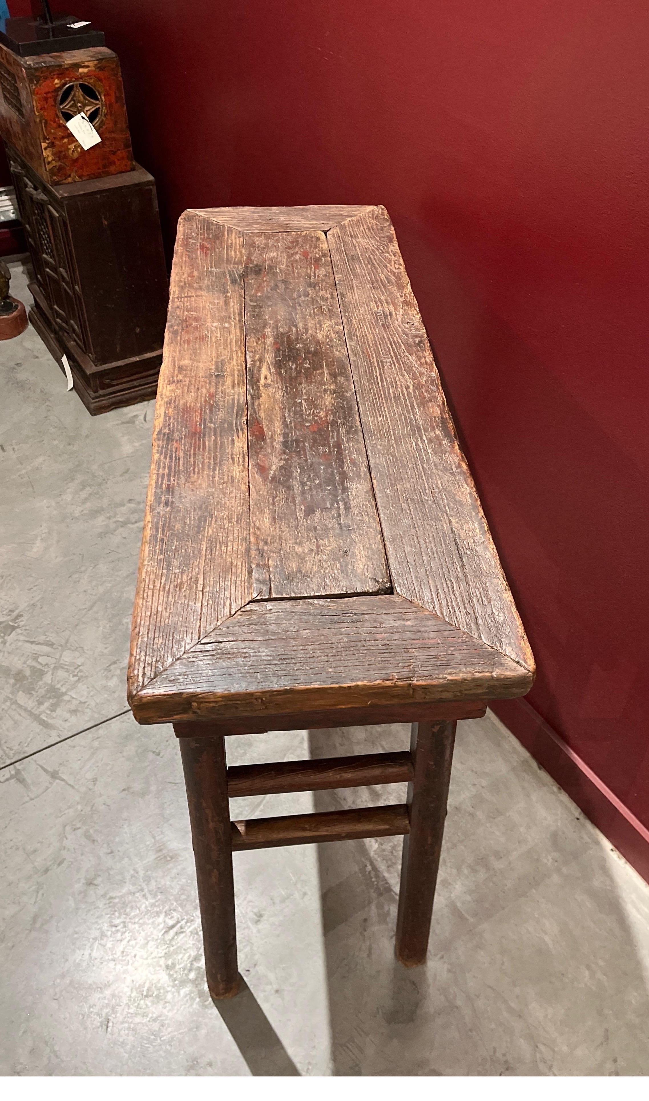 Antique Narrow  Altar Table/Console, China, c. 1880 4