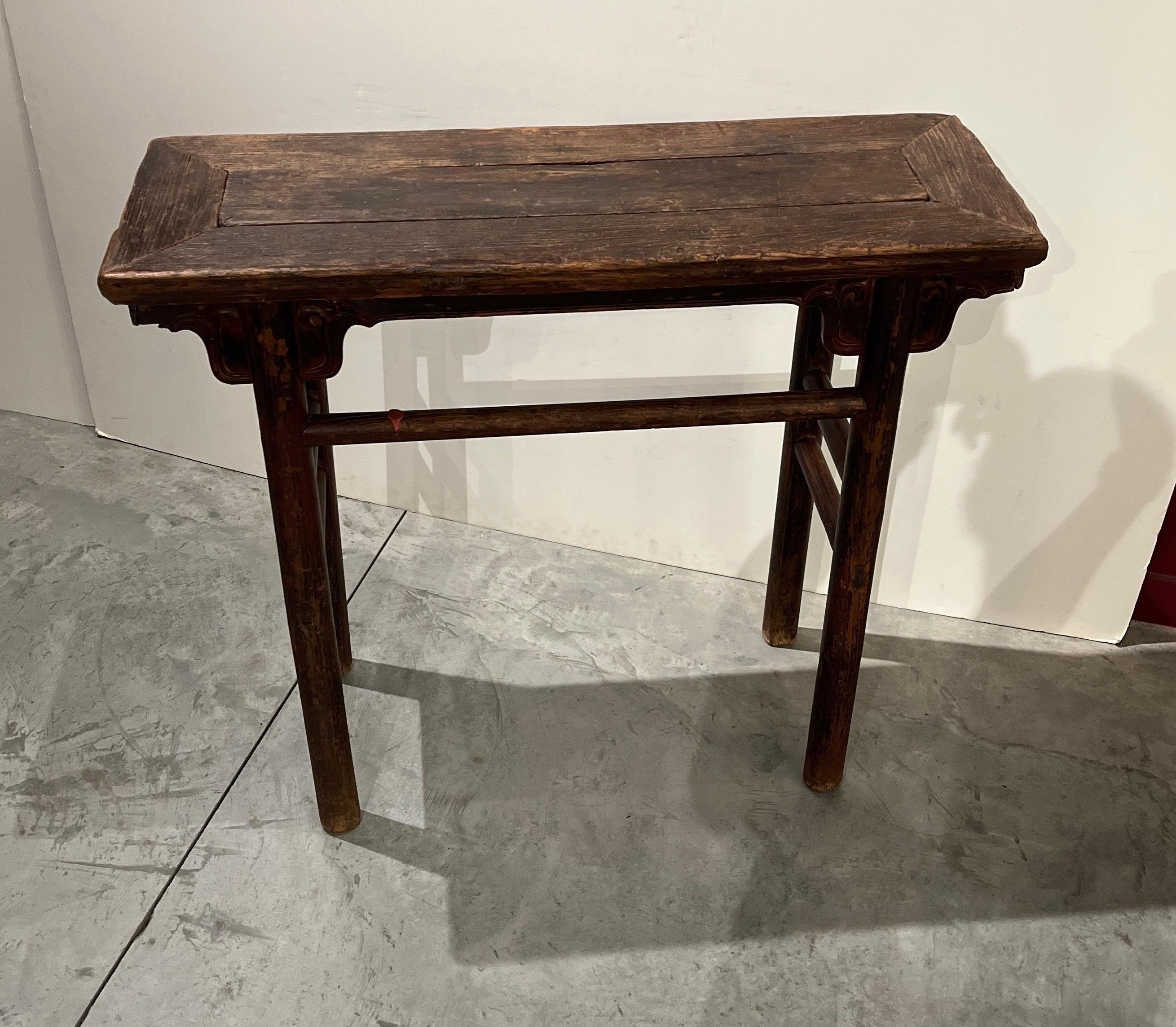 Qing Antique Narrow  Altar Table/Console, China, c. 1880