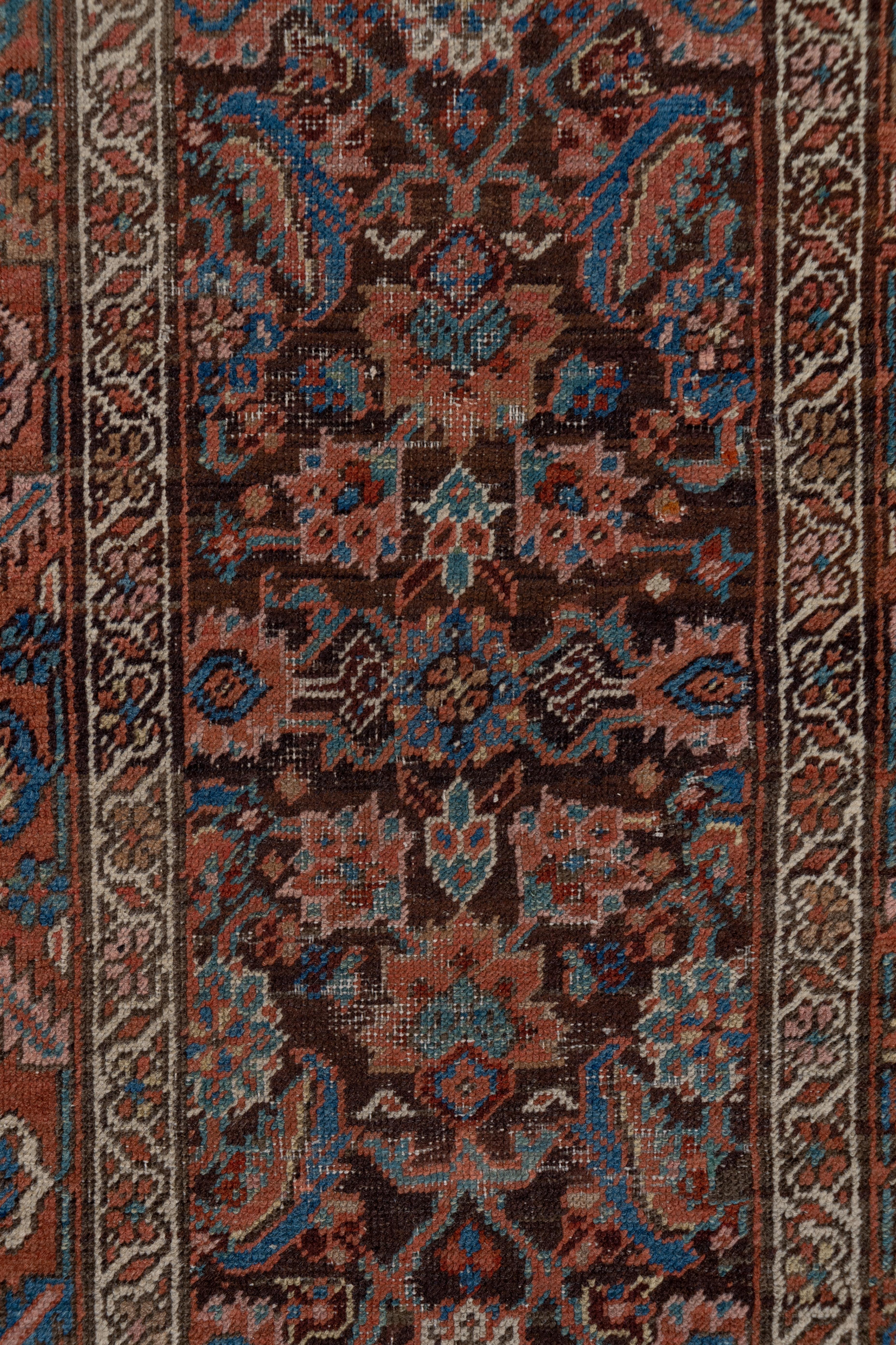 Heriz Serapi Antique Narrow Heriz Runner For Sale