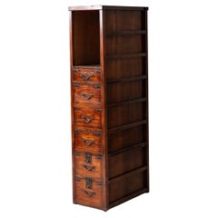 Antique Narrow Japanese Tansu