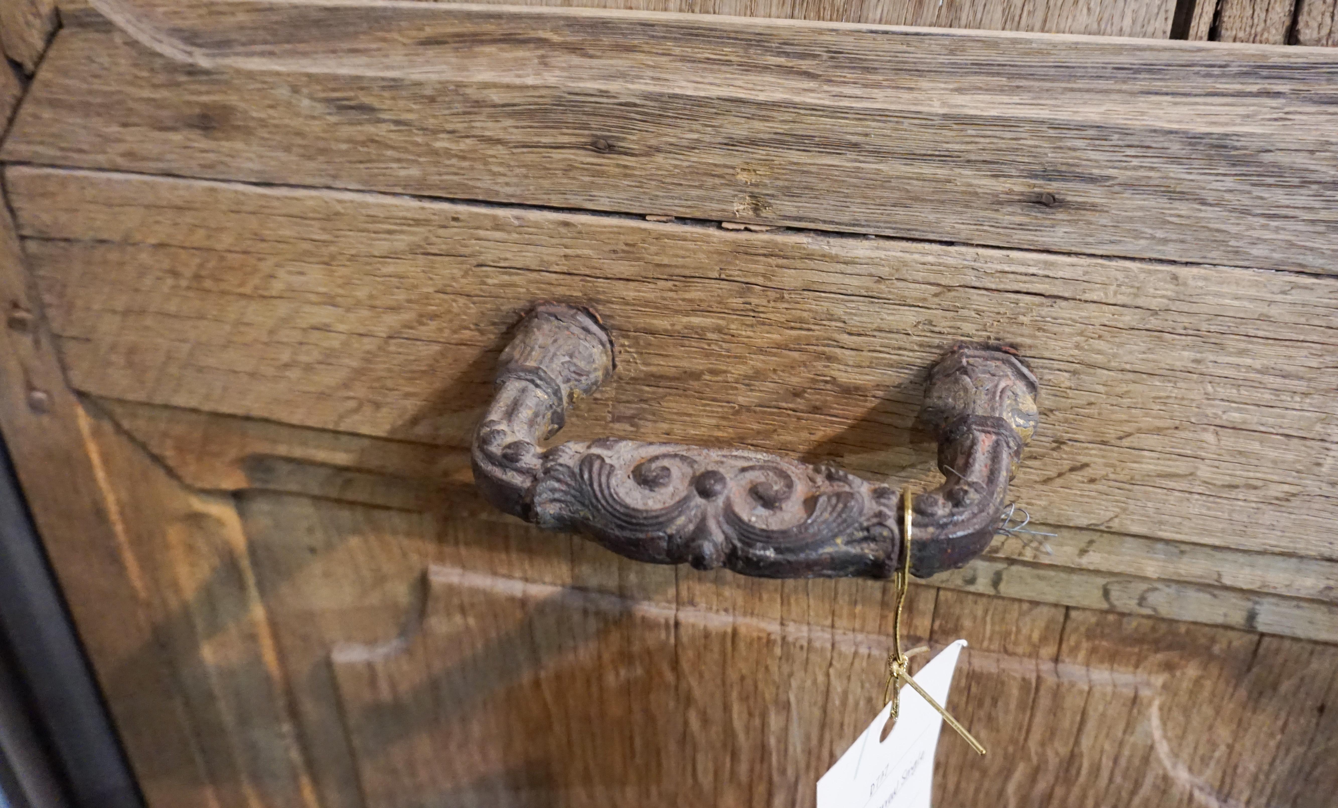 19th Century Antique Narrow Single Door, circa 1880