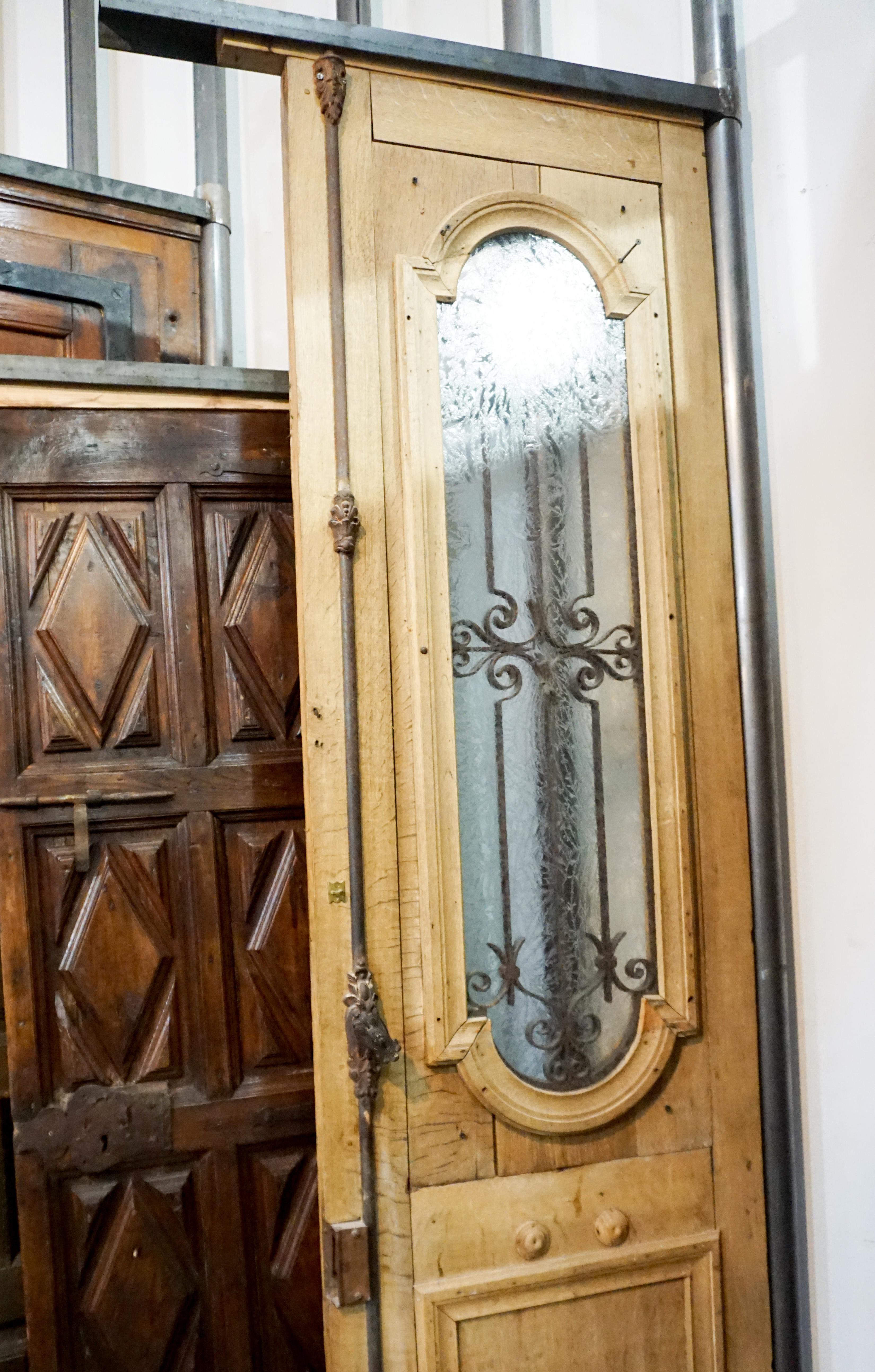 Antique Narrow Single Door, circa 1880 2
