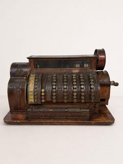 Antique National Cash Register Company Art Nouveau Mechanical Cash Register