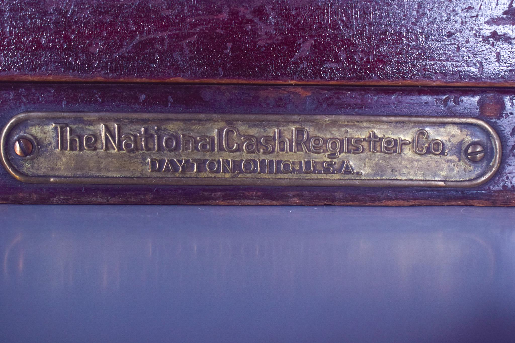 20th Century Antique National Cash Register Danish For Sale