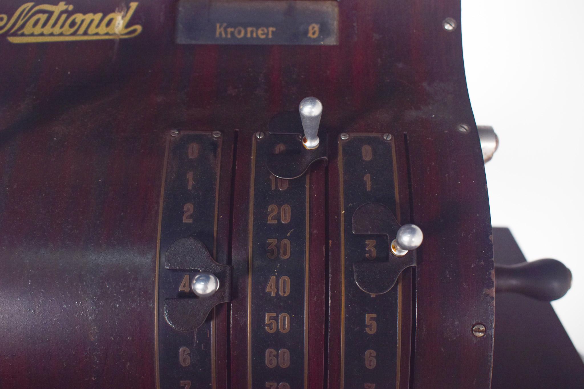 Métal Antique National Cash Register, États-Unis en vente
