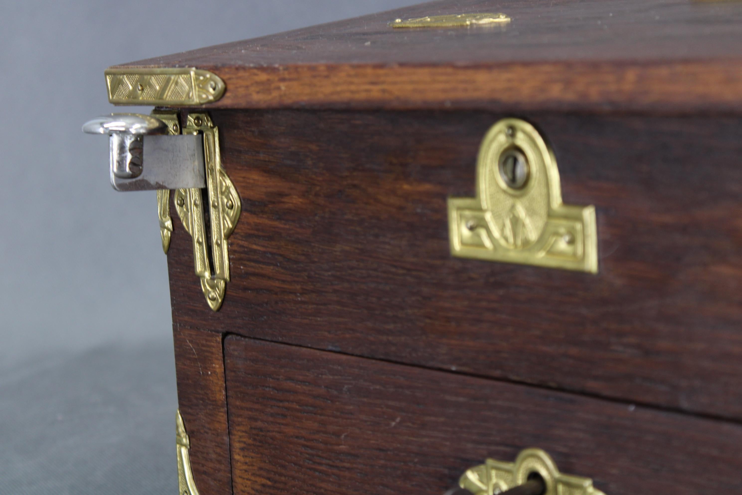 Antigua caja registradora nacional de madera en venta 7