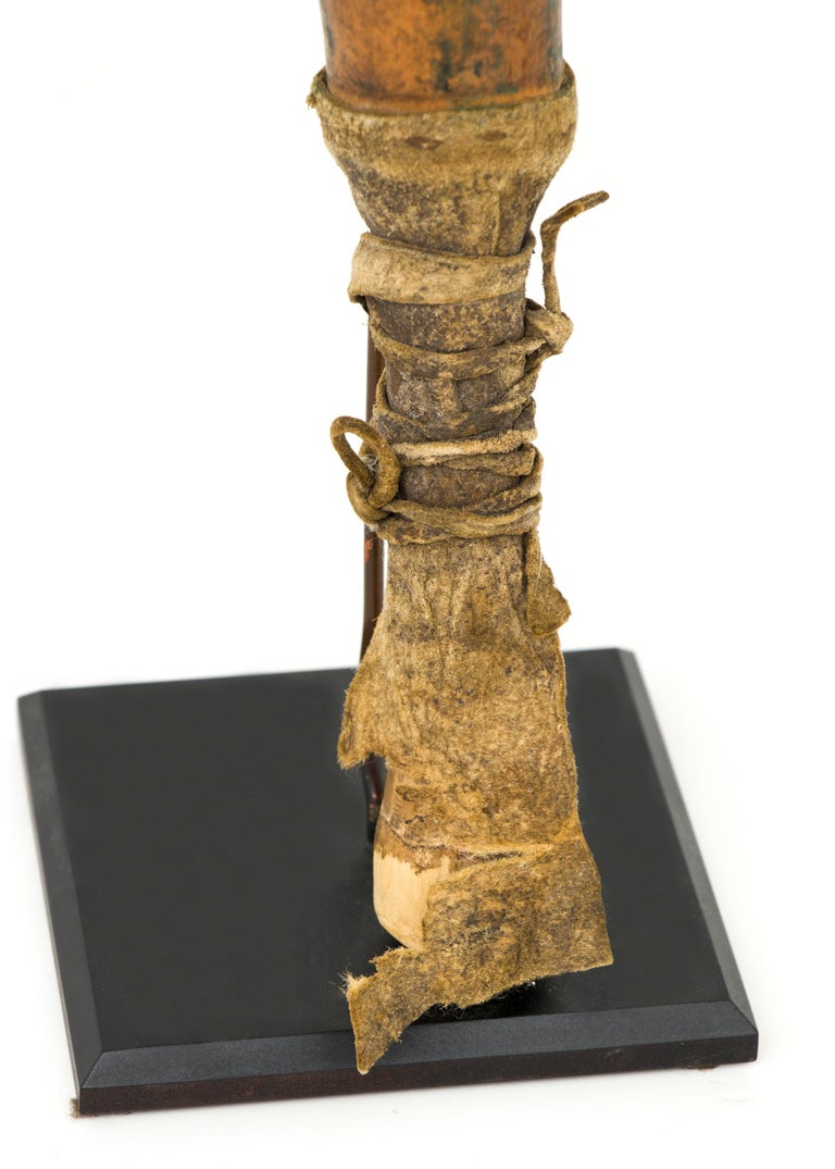 Antique Native American Gourd Rattle, Omaha ‘Plains Indian’, circa 1850