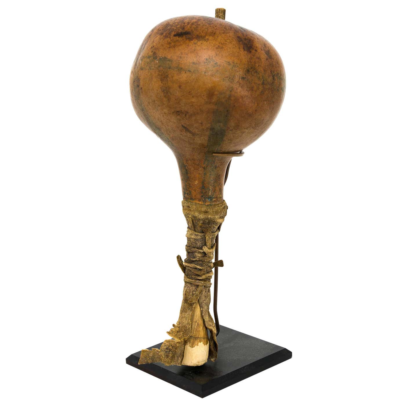 Antique Native American Gourd Rattle, Omaha ‘Plains Indian’, circa 1850 ...