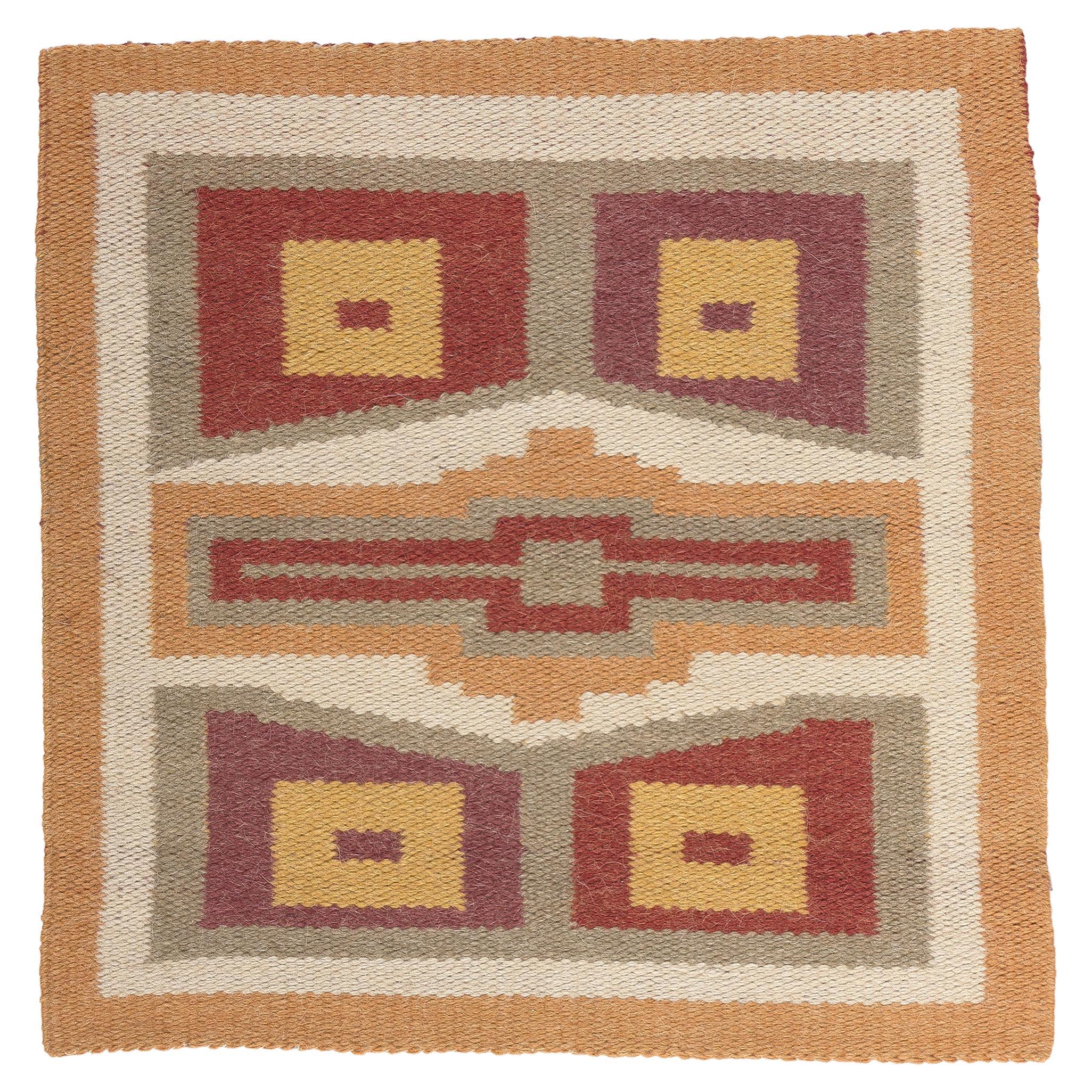 Antique Native American Indian Teec Nos Pos Navajo Rug Textile
