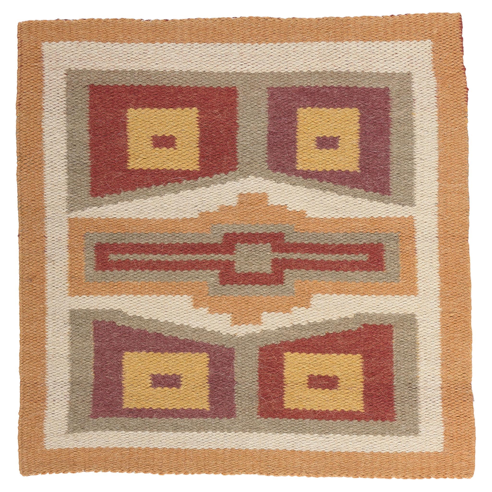 Antiguo Textil Indio Americano Teec Nos Pos Alfombra Estilo Navajo