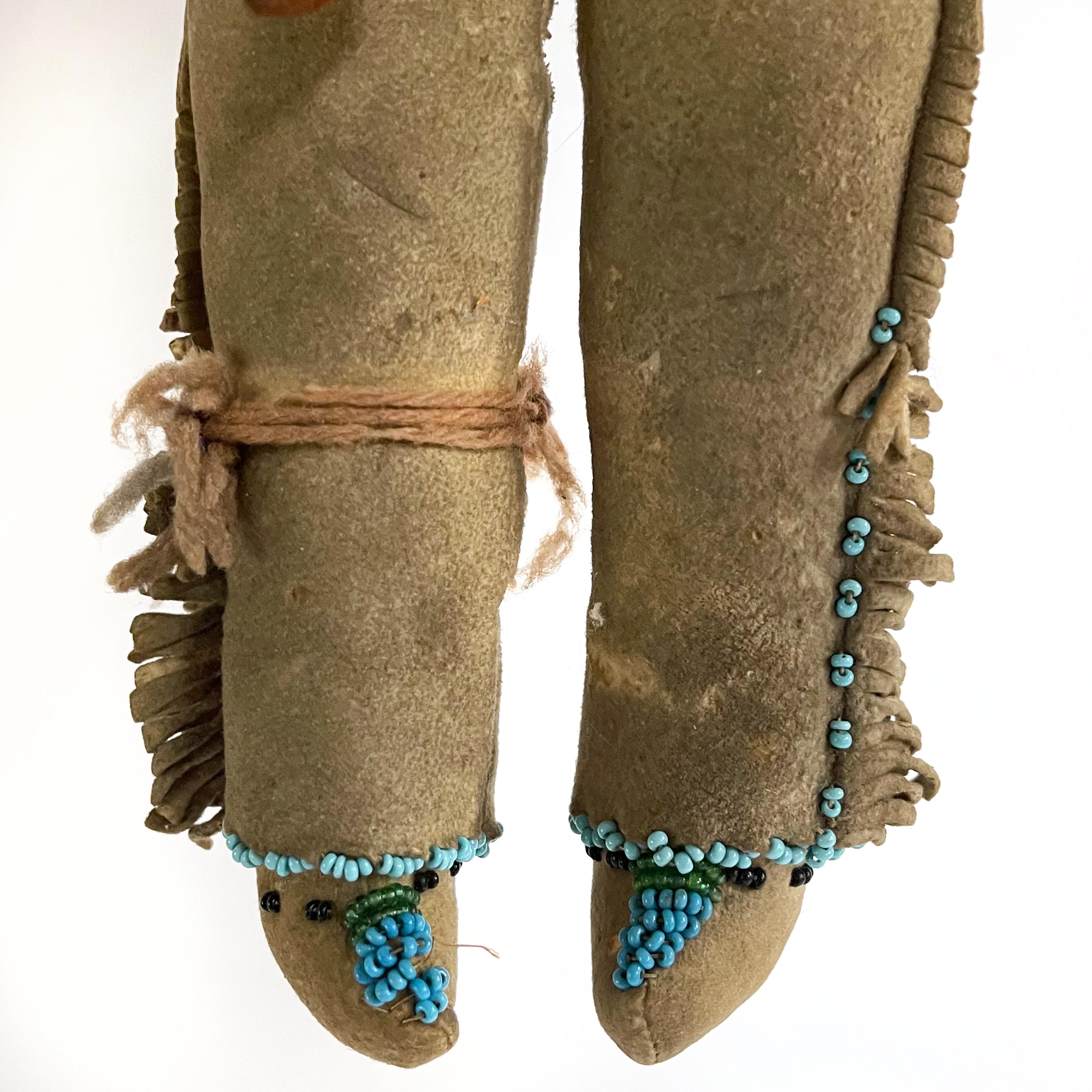 Antike indianische Puppe der amerikanischen Ureinwohner Plains im Angebot 5