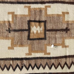 Antique Native Indian Navajo Saddle Blanket