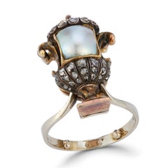 Antique Natural Pearl Ring