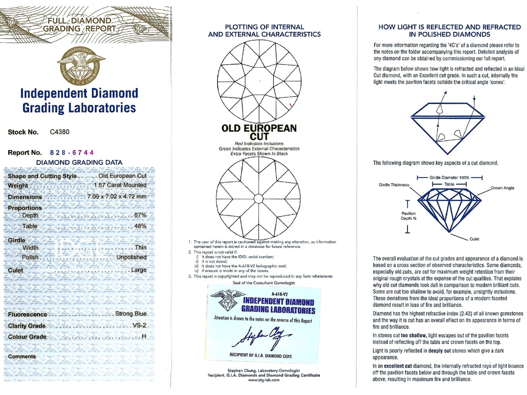 Antike natürliche Salzwasserperle und 3,99 Karat Diamant-Anhänger im Angebot 9