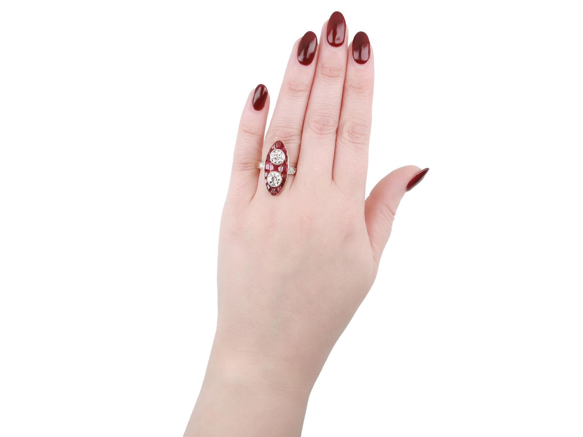 vintage marquise ruby ring
