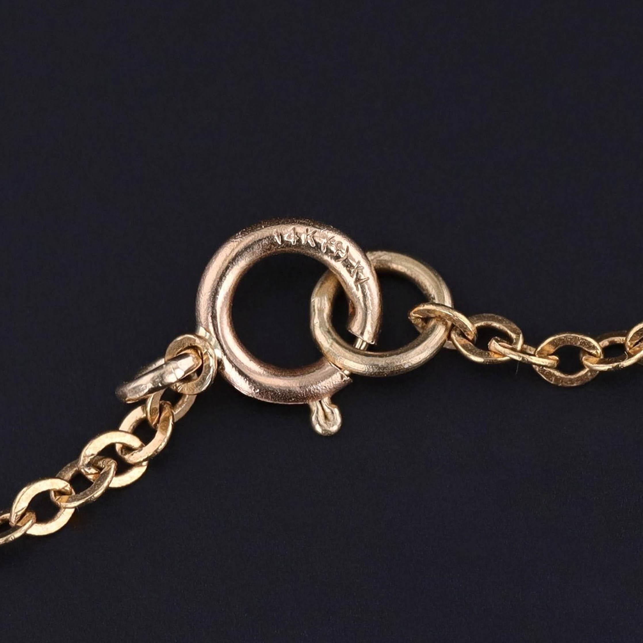 Collier ancien en or 18 carats avec rubis naturel non traité Excellent état - En vente à Lewisburg, PA