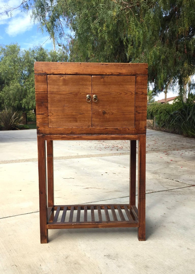 Antique Natural Wood Bar at 1stDibs