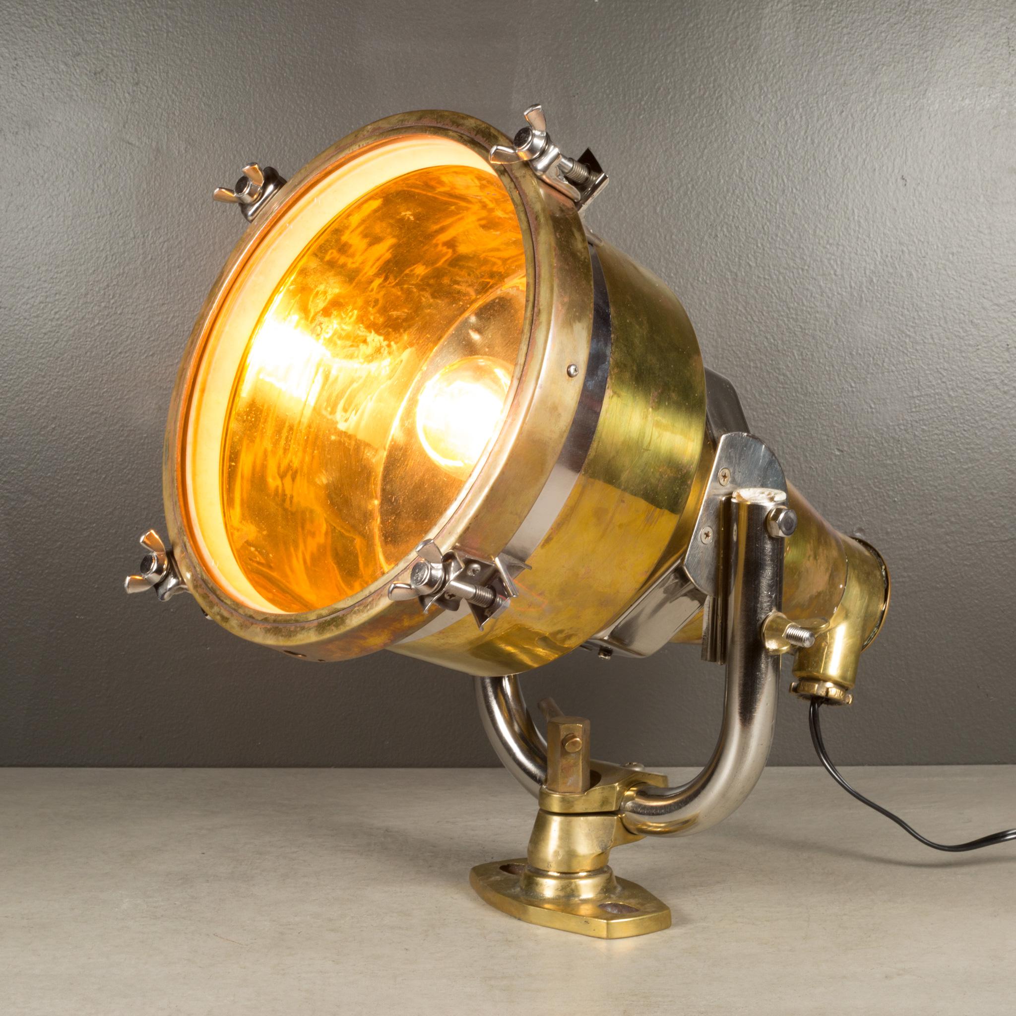 vintage marine searchlight