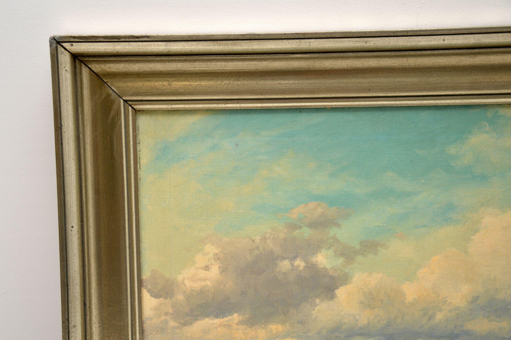 Antique Nautical Oil Painting In Good Condition In London, GB