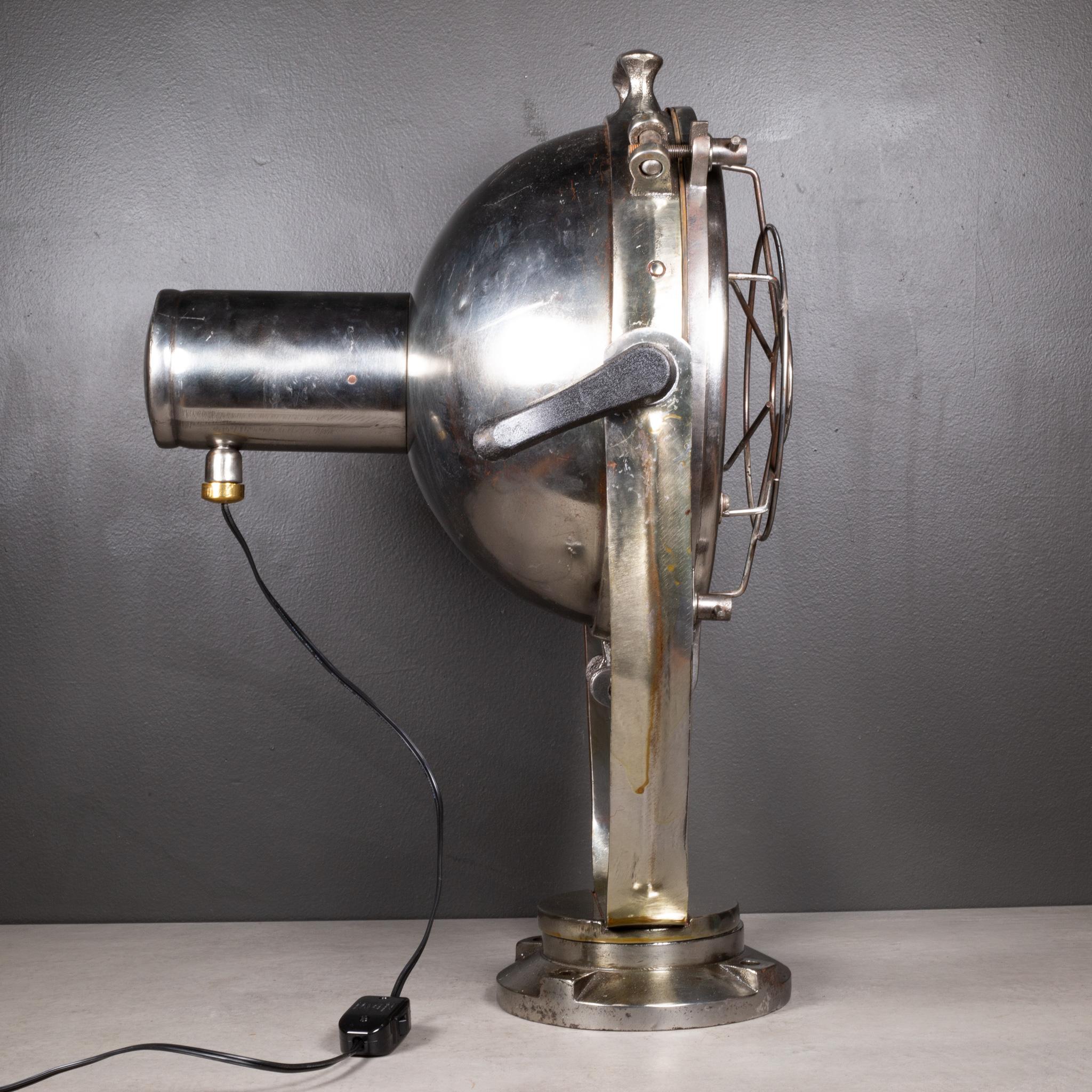 Antique Nautical Spotlight, c.1940 2