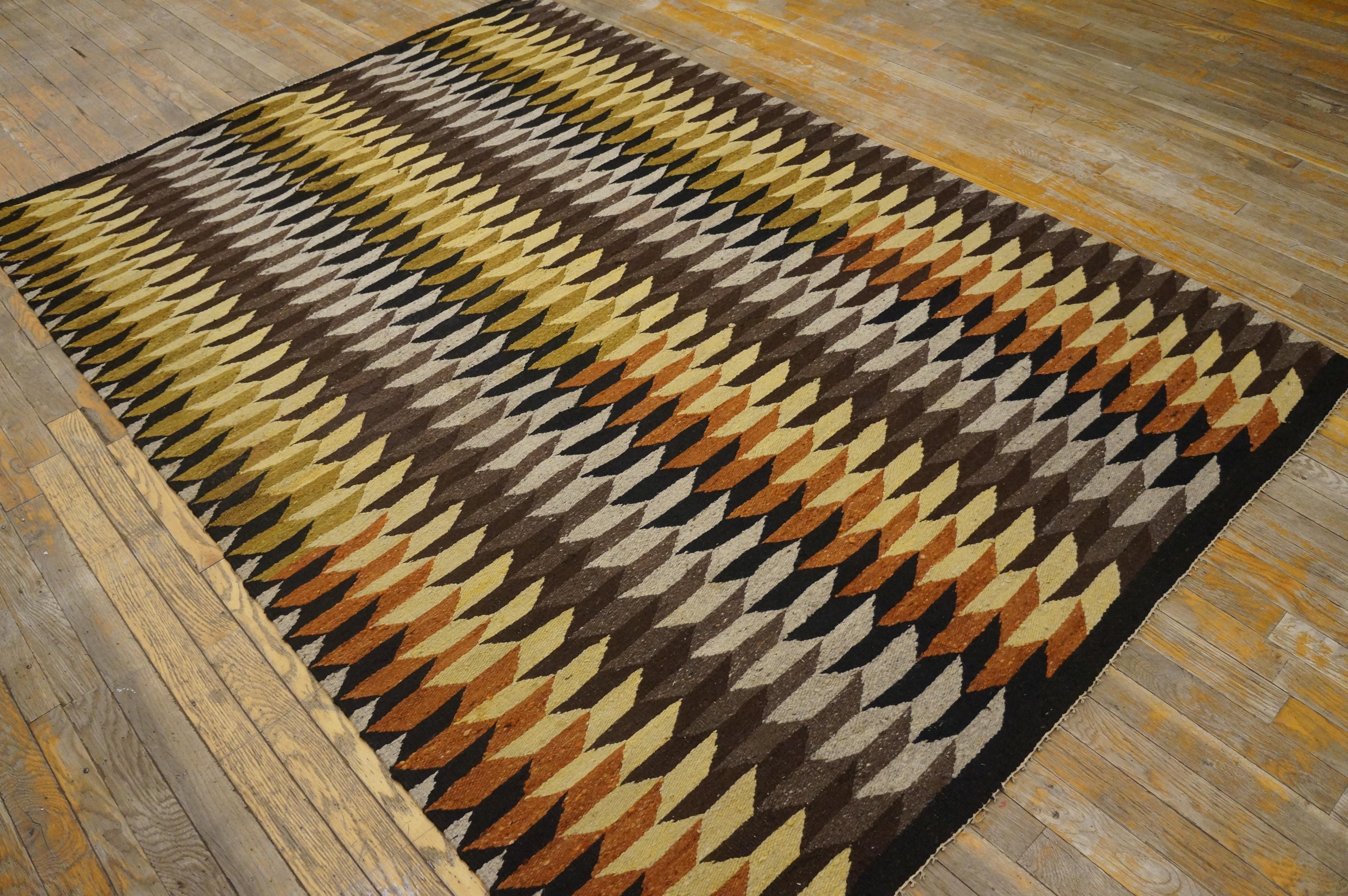 1930s Navajo - Rio Grande Rug ( 4'10