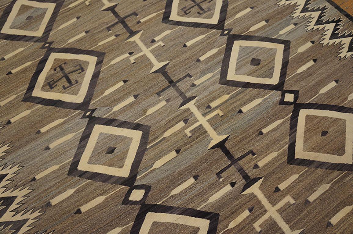 Amerikanischer Navajo-Teppich des frühen 20. Jahrhunderts ( 4'6