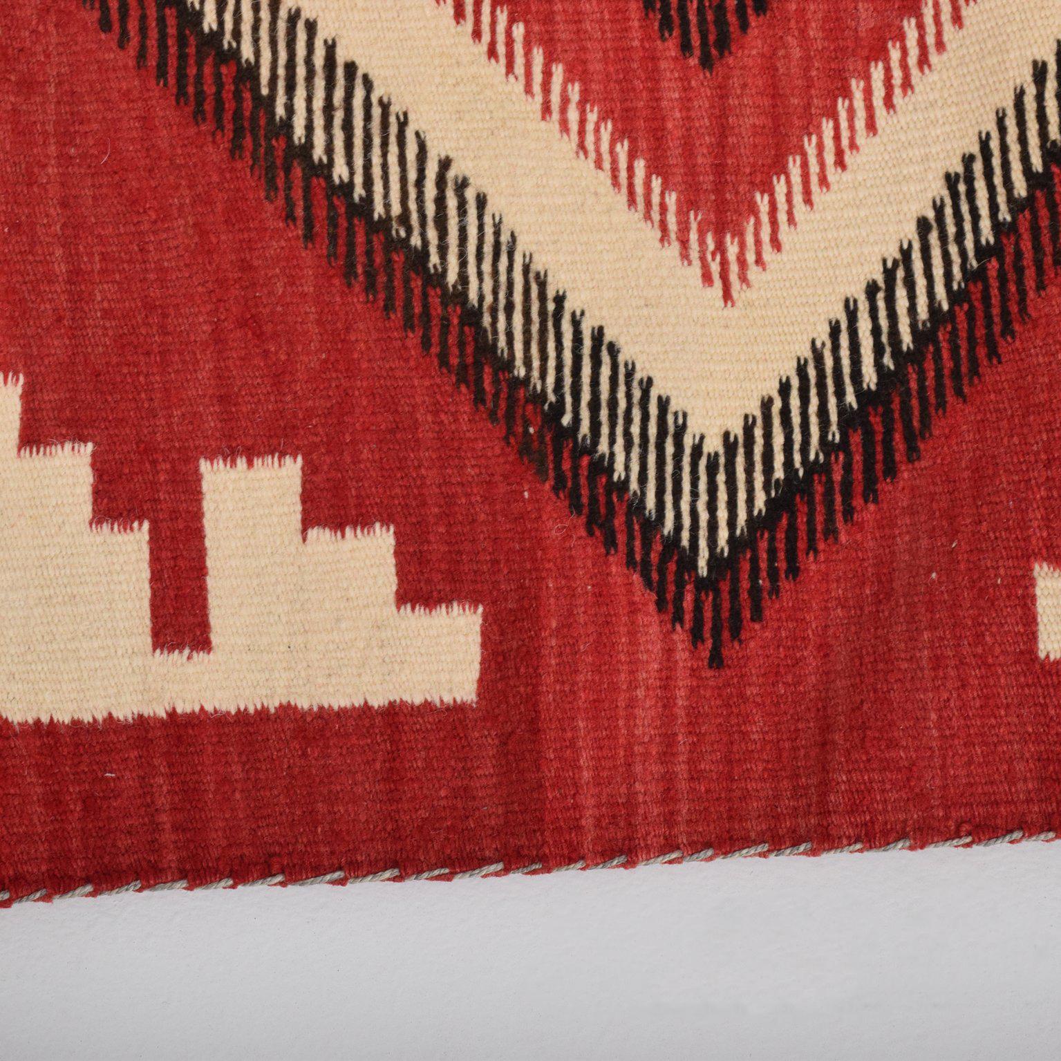 Estilo de la alfombra india americana Navajo Tapiz colgante de pared Arte en venta 3