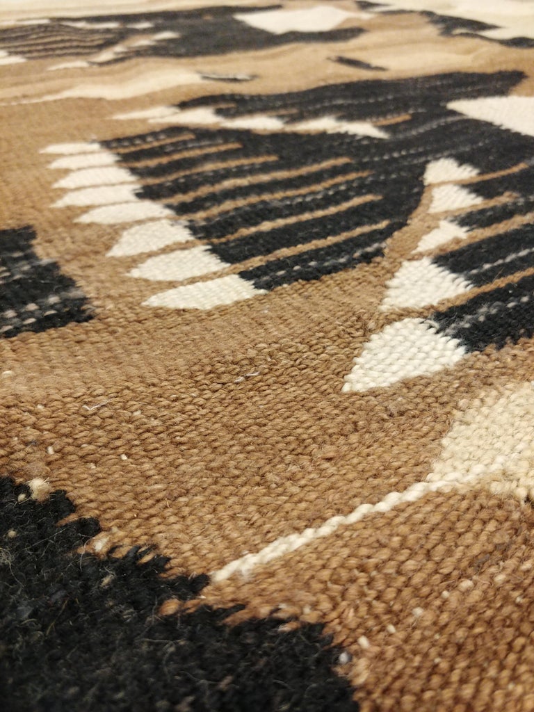 Antique Navajo Blanket "Eagle" Design Oriental Rug Fine German Town