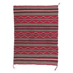 Antique Navajo Blanket Rug, Southwest Style Meets Native American