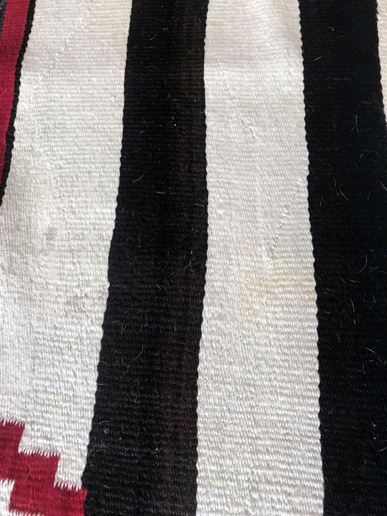 Antique Navajo Chief Blanket Third Phase For Sale 4