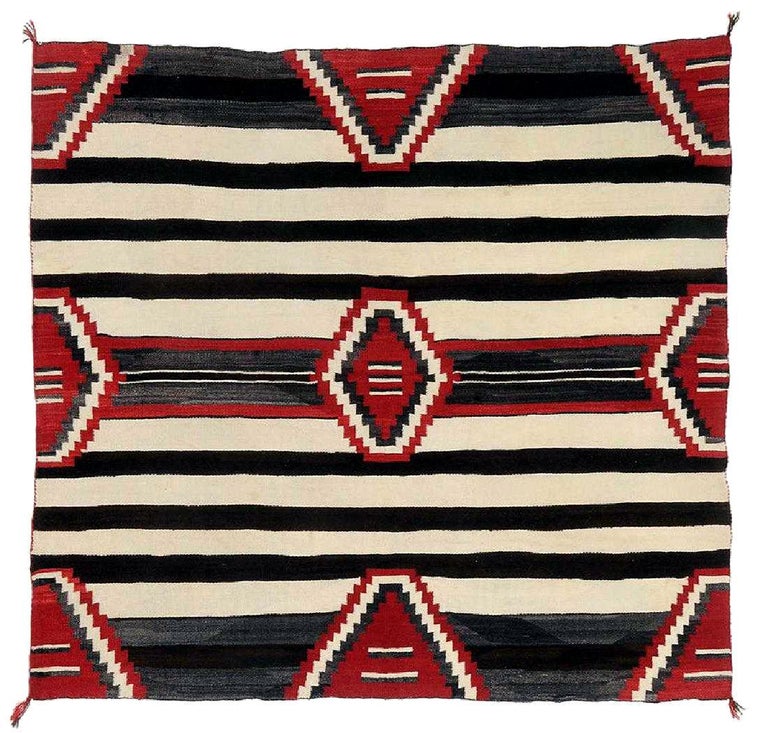 Antique Navajo Chief Blanket Third Phase For Sale