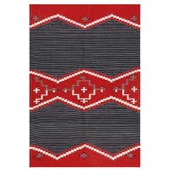 Mid 20th Century Navajo Chimayo Carpet ( 4'' x 6' - 122 x 183 )'