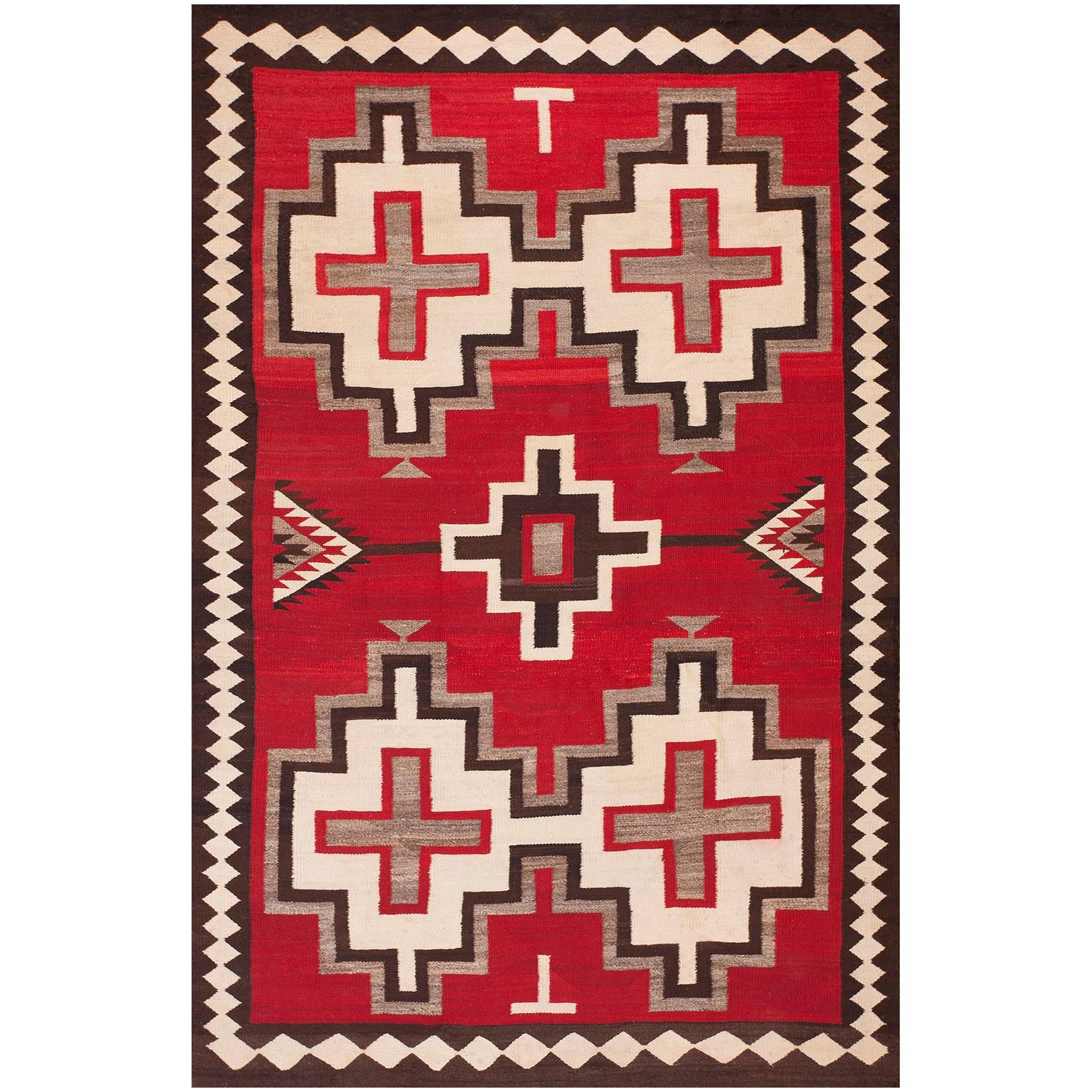 Antique American Navajo Carpet For Sale at 1stDibs