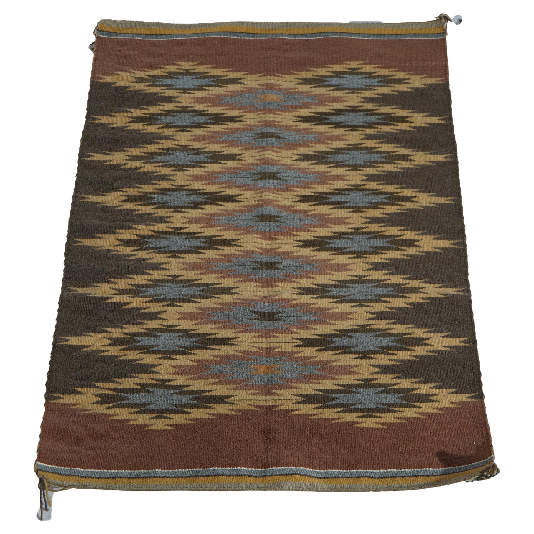 Antique Navajo German Town Native American Indian Wool Rug Circa 1930 ...