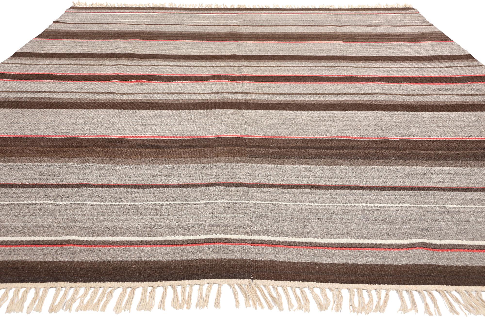 American Antique Navajo-Style Indian Chimayo Rio Grande Blanket Handmade Folk Art Textile