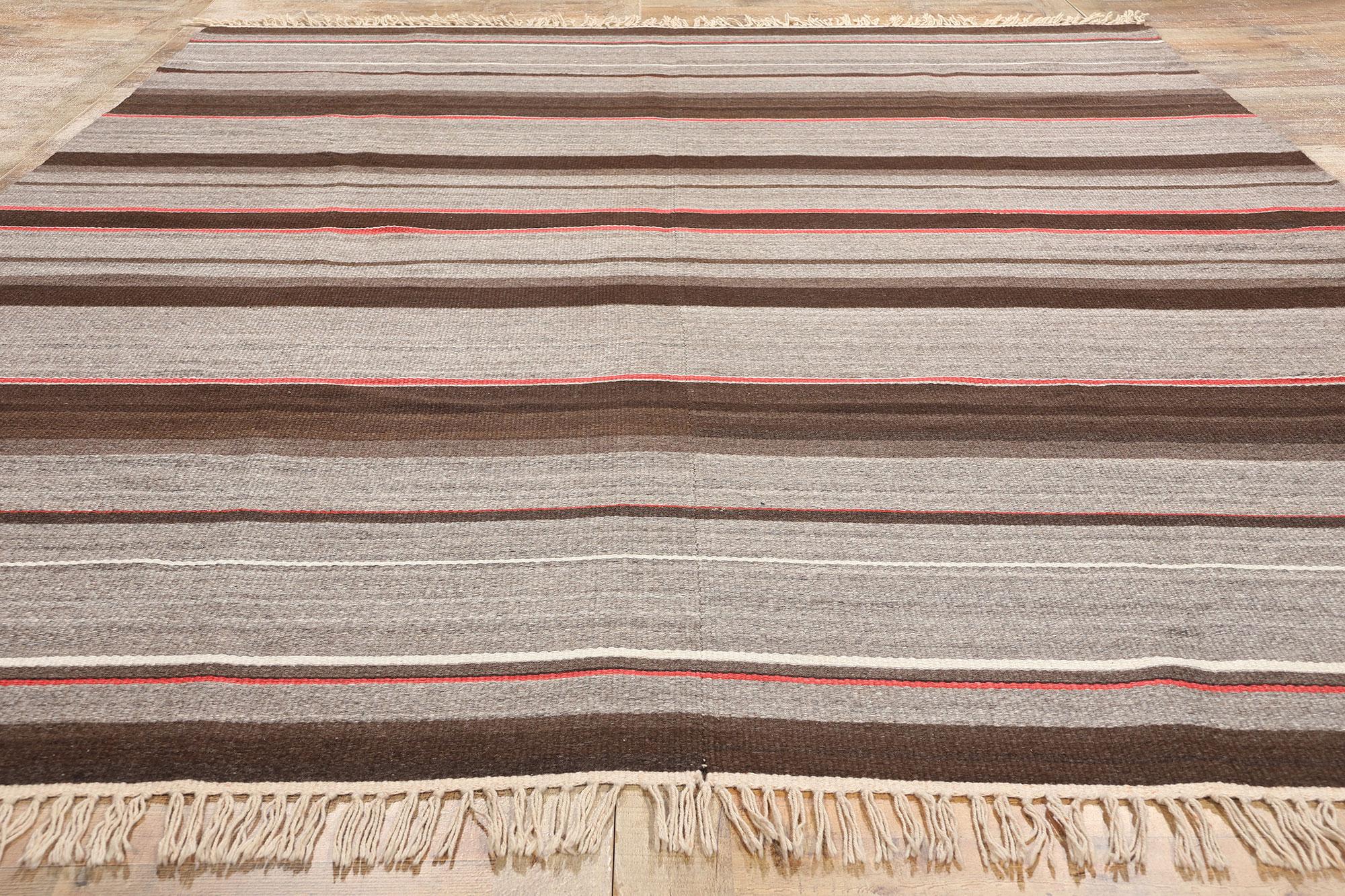 Antique Navajo-Style Indian Chimayo Rio Grande Blanket Handmade Folk Art Textile 1