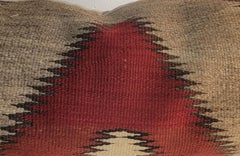 Antique Navajo Indian Weaving Bolster Pillow