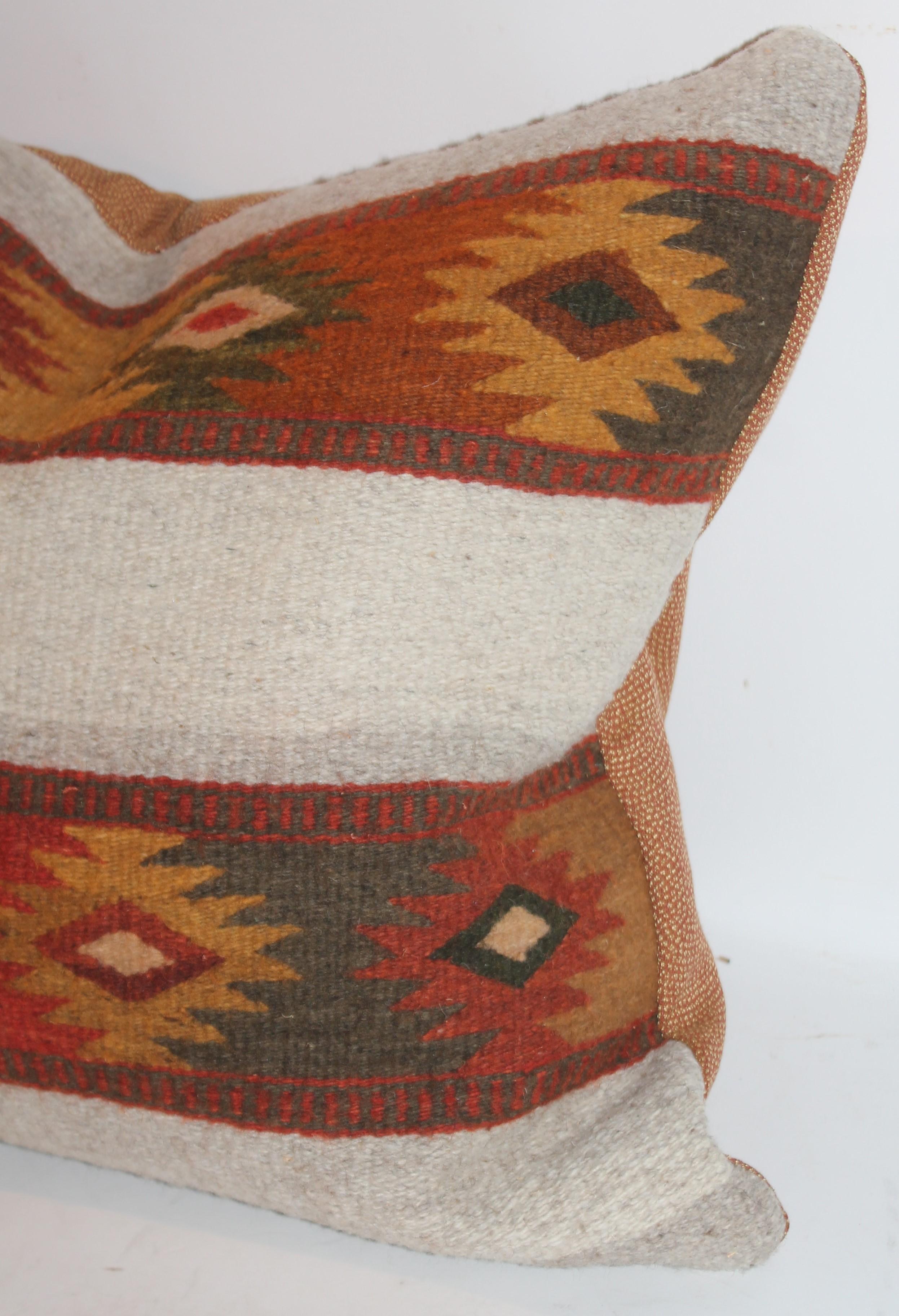 Adirondack Antique Navajo Indian Weaving Pillow For Sale
