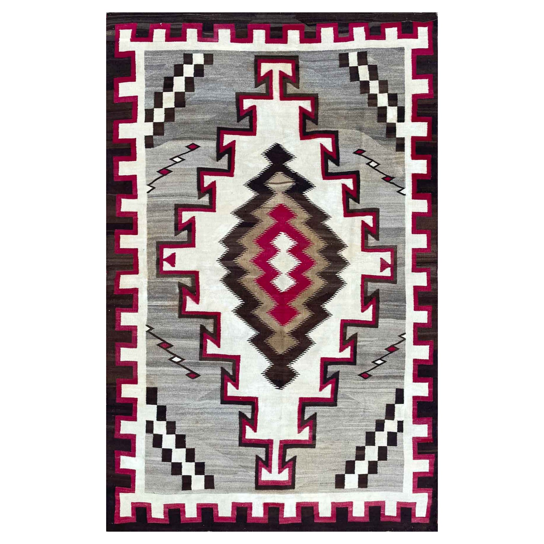 Antiker Navajo Klagetoh-Teppich, groß und ungewöhnlich