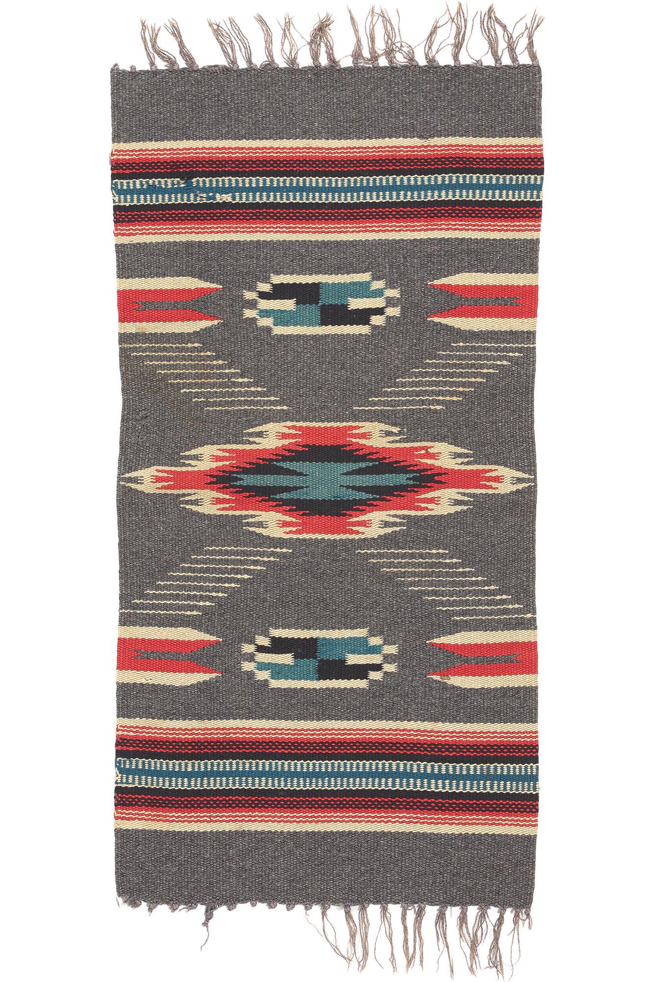 Antiker Chimayo-Teppich im Navajo-Stil aus New Mexico im Angebot 2