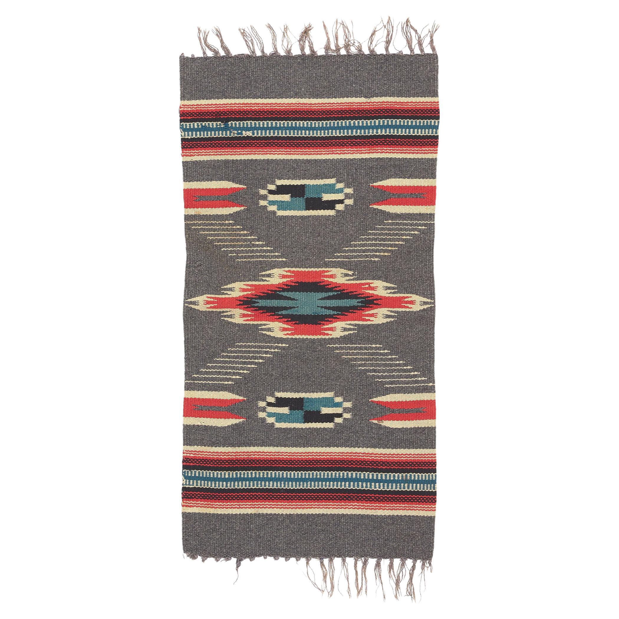 Antiker Chimayo-Teppich im Navajo-Stil aus New Mexico im Angebot
