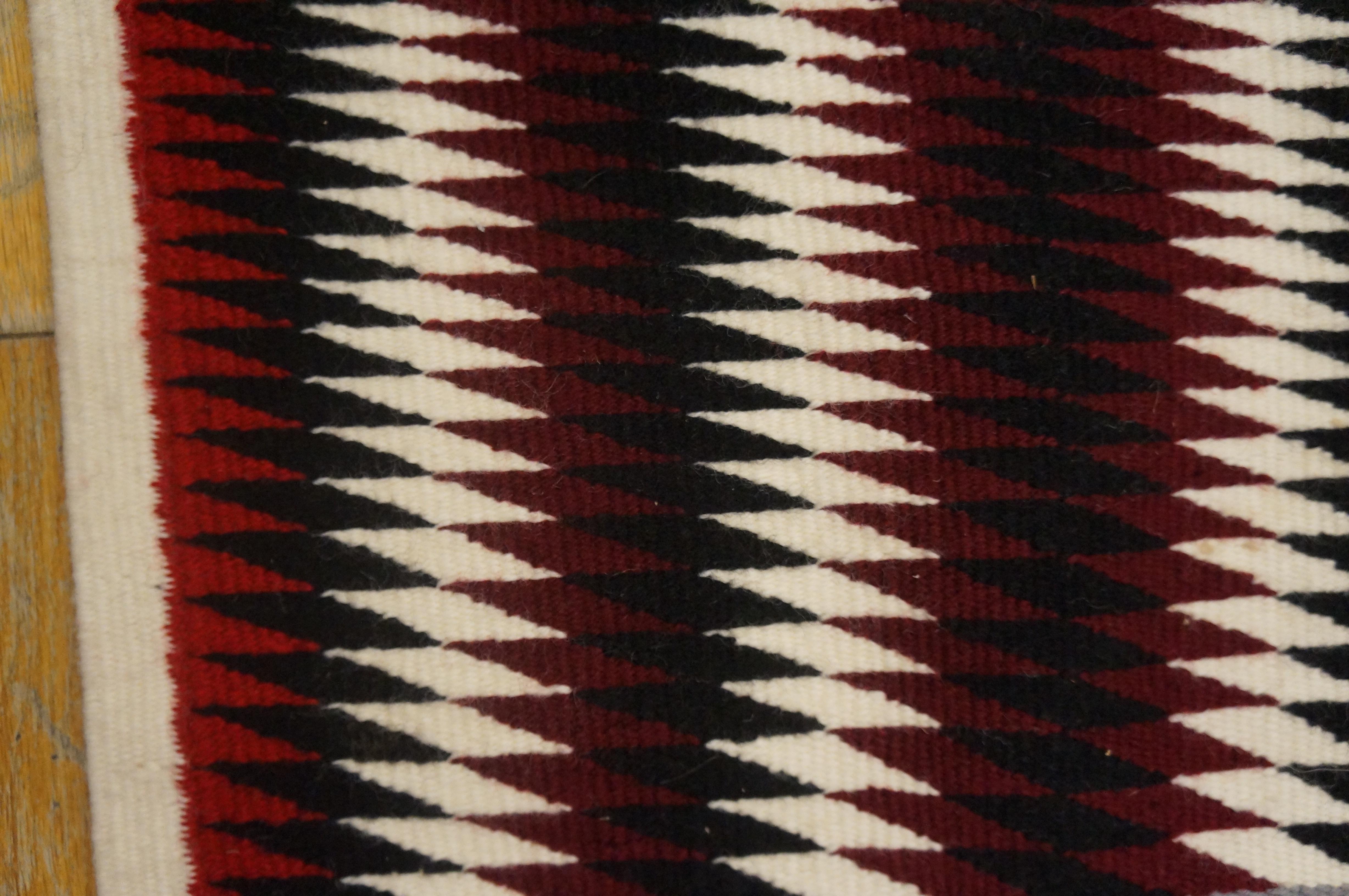 Mid-20th Century Mid 20th Century American Navajo Rug ( 1'3