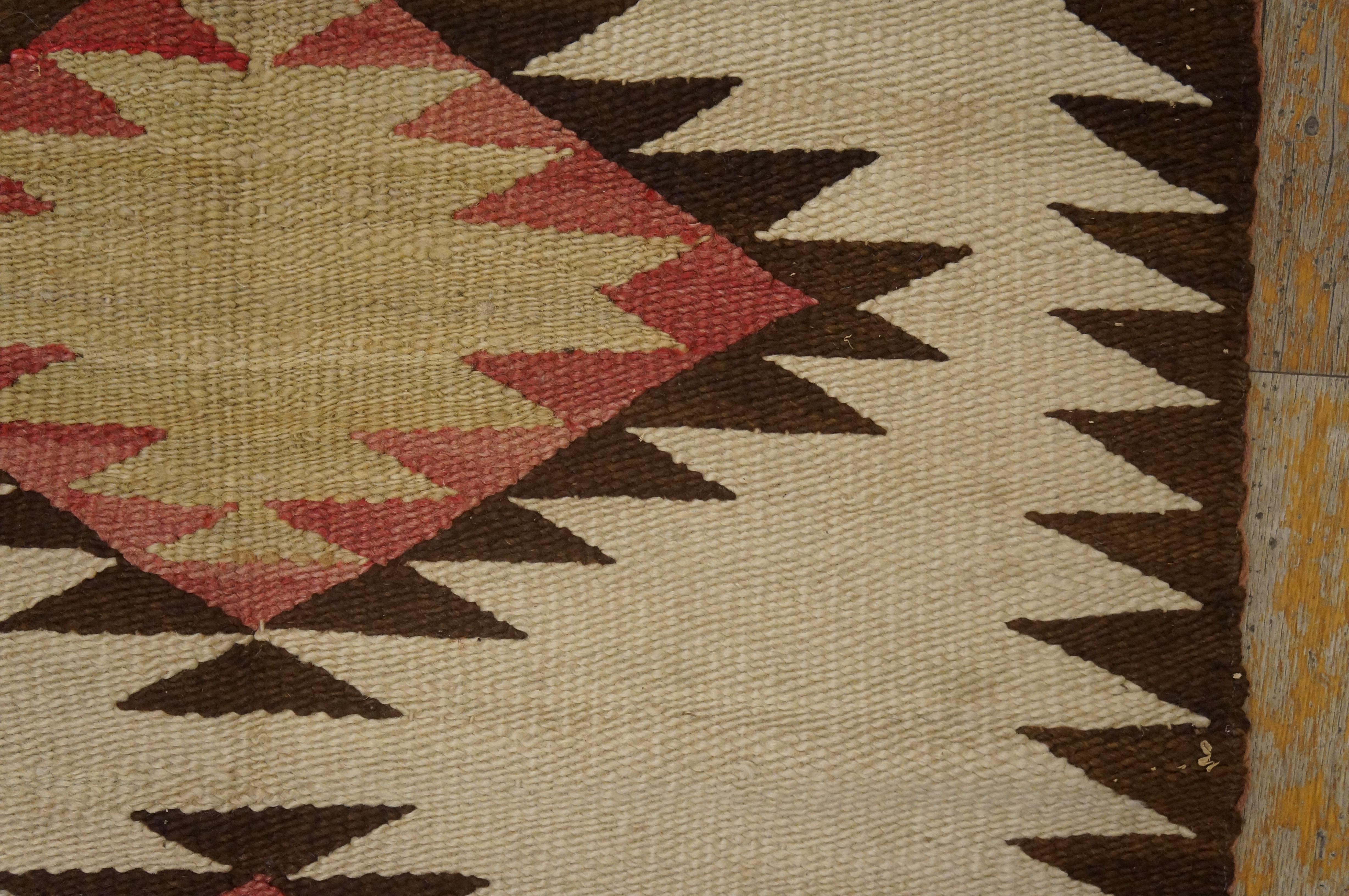 Hand-Woven Antique Navajo Rug
