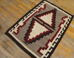 Alfombra Navajo Americana de los años 30 ( 2'6" x 3'10" - 76 x 117 )