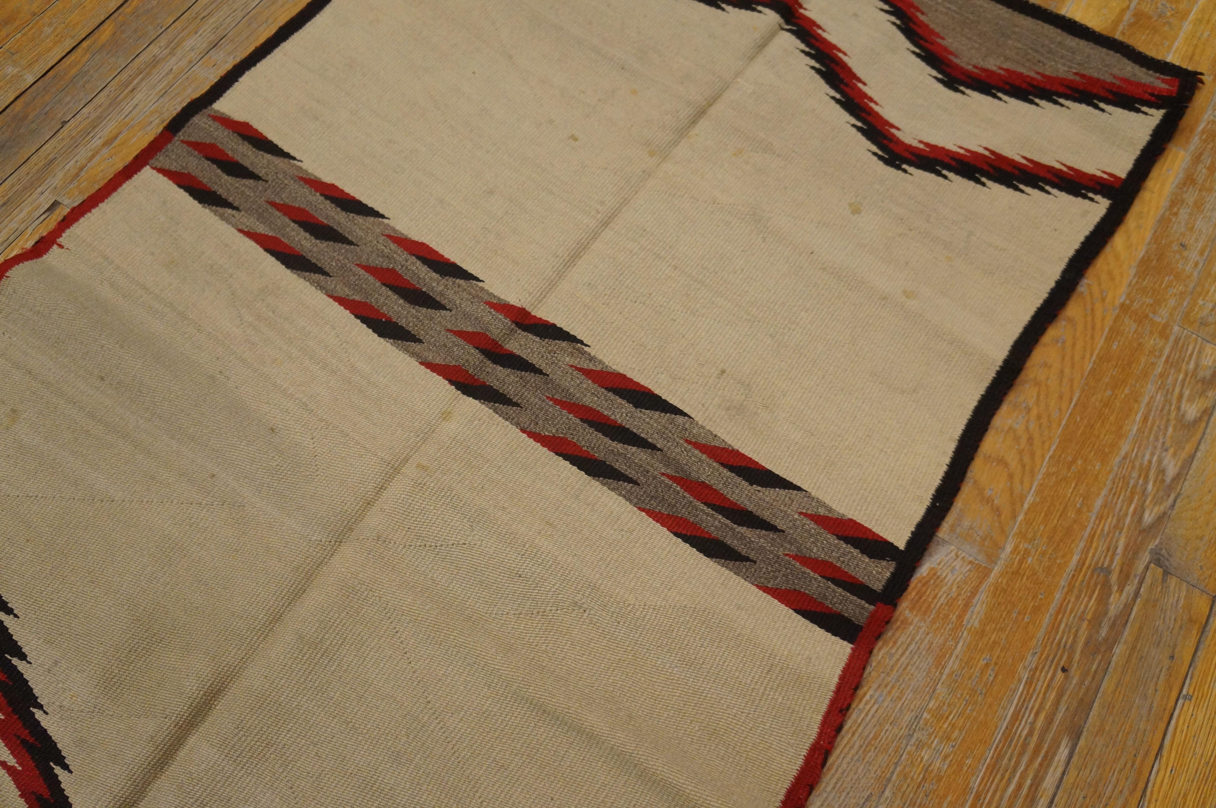 Early 20th Century American Navajo Saddle Carpet ( 2'8