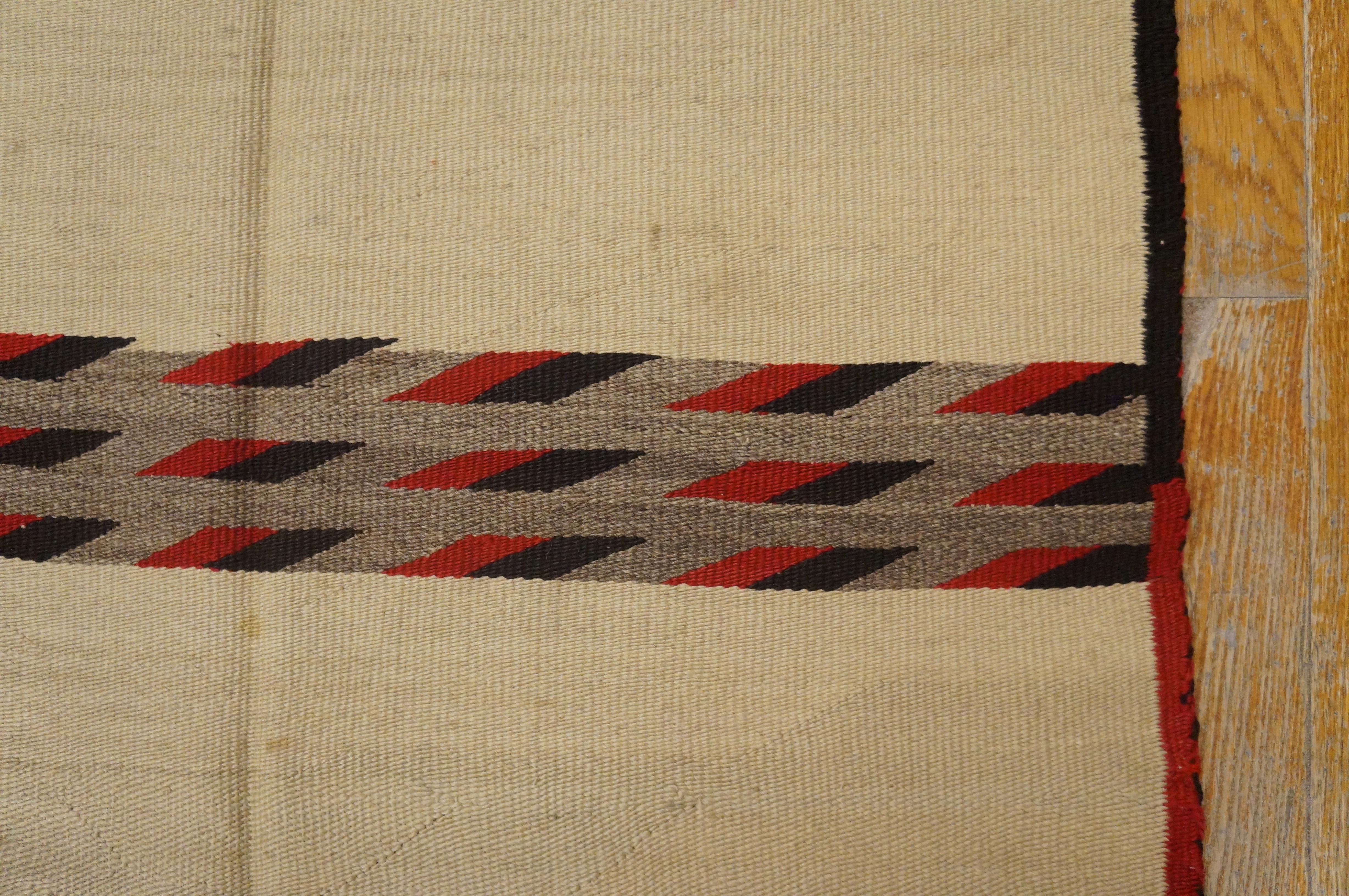 Early 20th Century American Navajo Saddle Carpet ( 2'8
