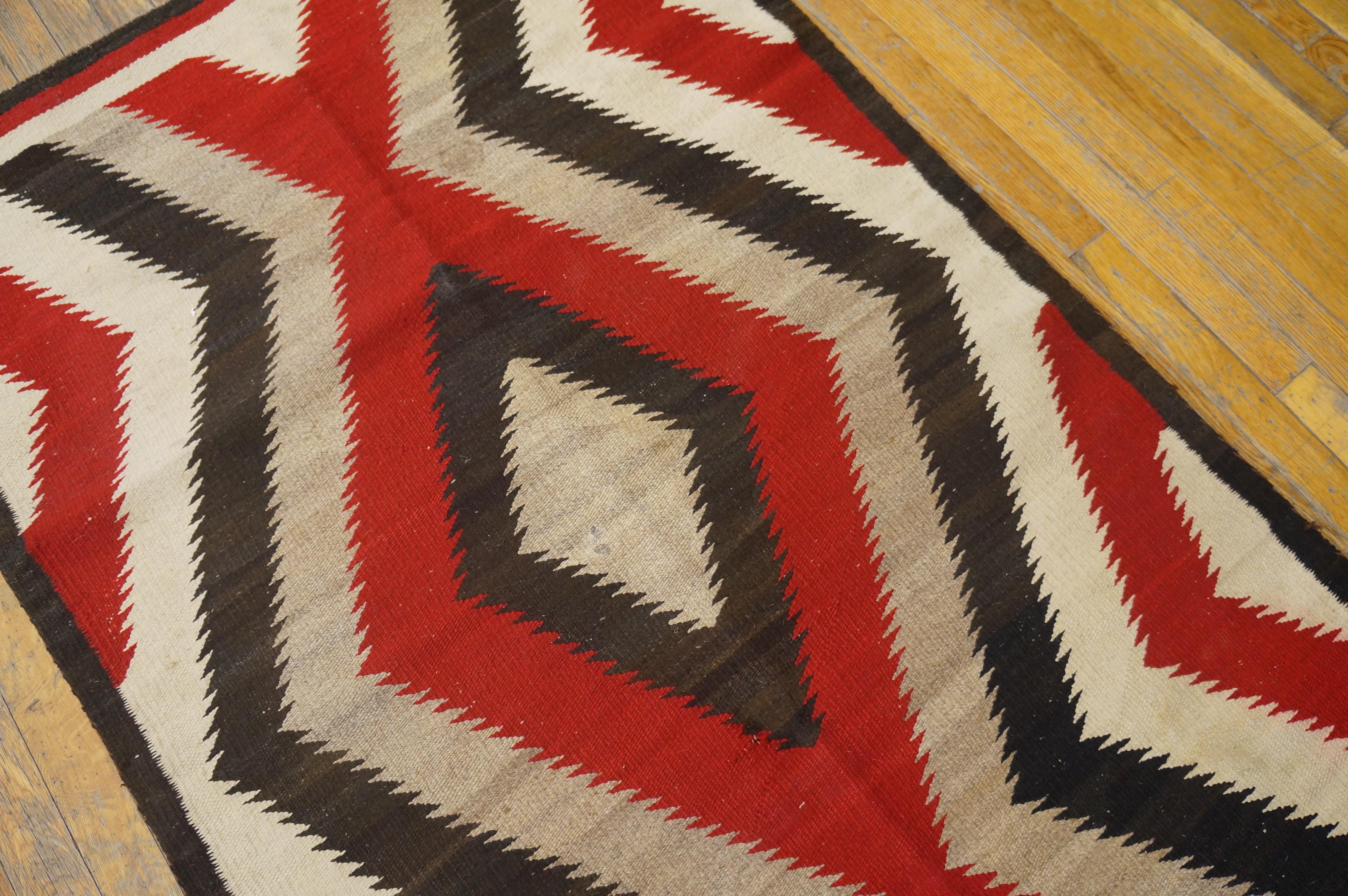 Mid-20th Century Early 20th Century American Navajo Carpet ( 3'2