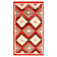 Antique Early 20th Century American Navajo Carpet ( 3' x 5'6" - 91 x 168 )